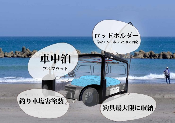 山口県のアングラーカー(フィッシングカー)