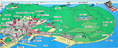 山口県萩市の北西約44kmの日本海海上にある島『見島』